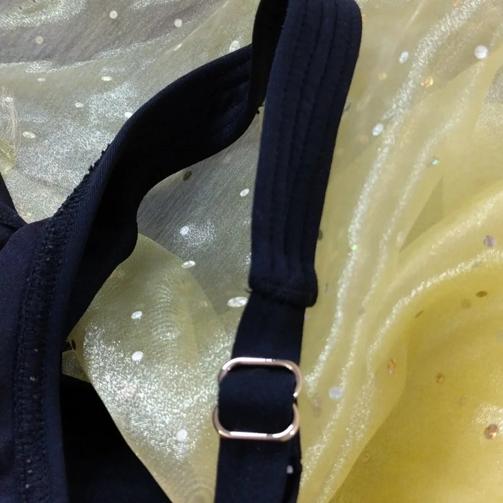 Michael Kors Woman's Black Criss Cross Cut out Swim Suit. No Bra Pads.EUC - Picture 9 of 10